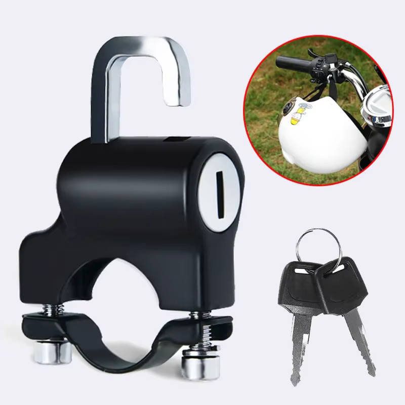 Verrou multifonctionnel pour casque de vélo électrique