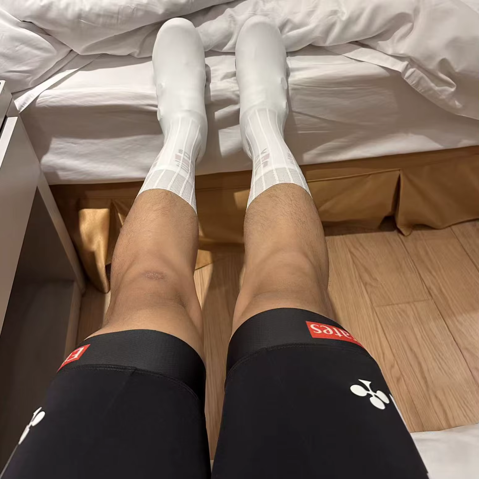 Couvre-chaussures aérodynamiques pour le cyclisme