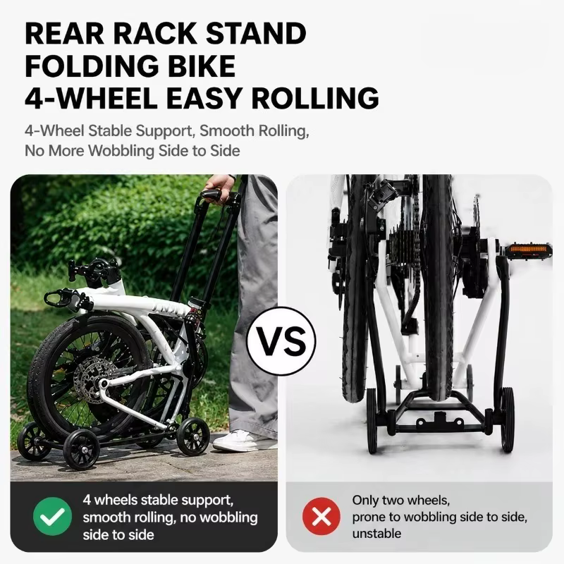 Porte-bagages arrière ODI pour vélo pliant Brompton JAVANEO