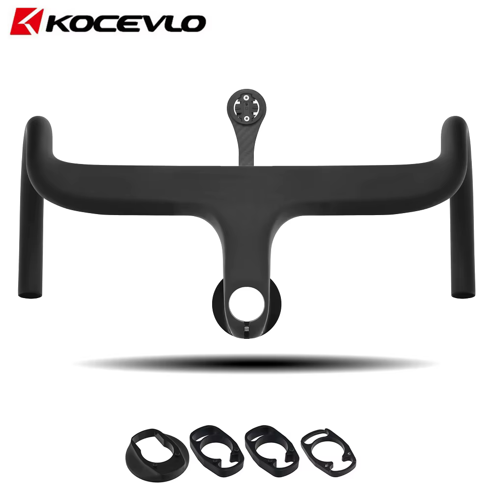 Guidon de vélo de route intégré en carbone KOCEVLO R03 avec entretoises