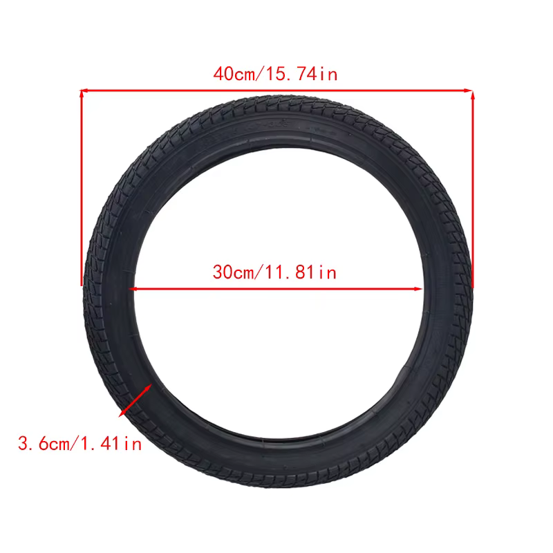 Nouveau pour Scooters électriques/vélo vtt/pour vélo électrique/pneu de vélo pliable 16X1.75 (47-305) pneus intérieurs et extérieurs