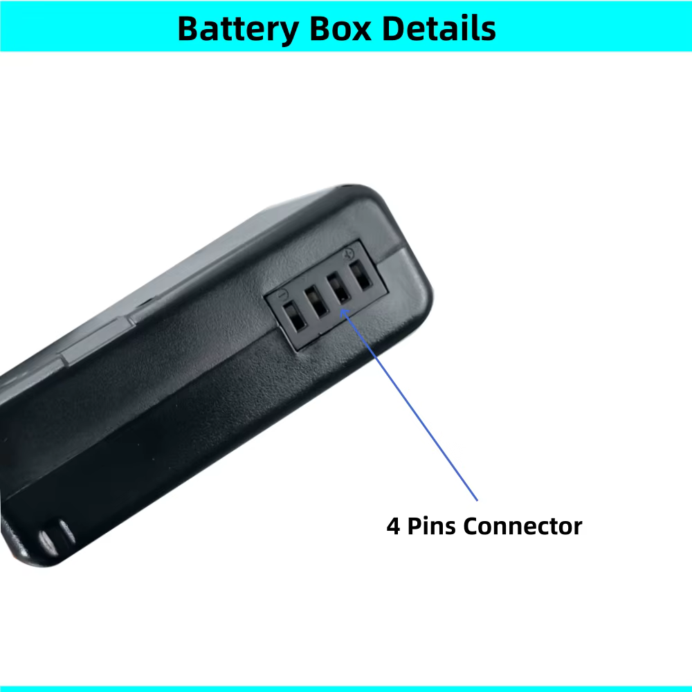 36V support arrière vélo de ville Ebike boîtier de batterie 24v 36v 48V 40 pièces 18650 cellules