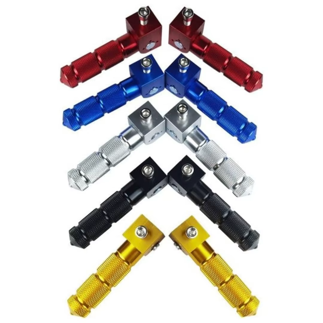 Repose-pieds pliables en aluminium de 8 mm