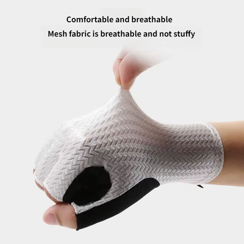 Gants de cyclisme demi-doigt respirants d'été