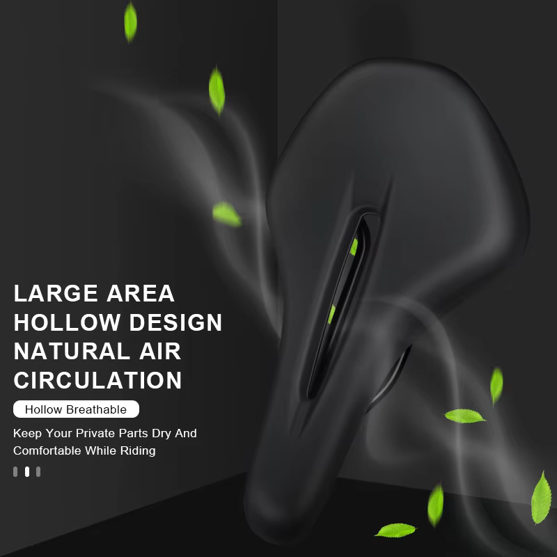Selle de vélo ergonomique en cuir PU
