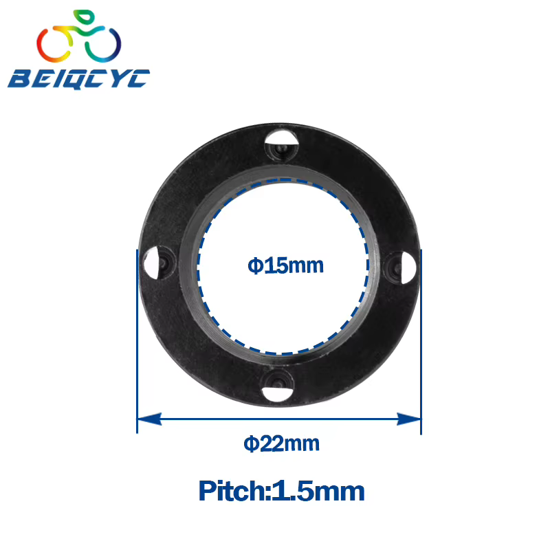 Accessoires d'essieu traversant cadre de vélo M12x1.5mm ront écrous de roue arrière moyeux