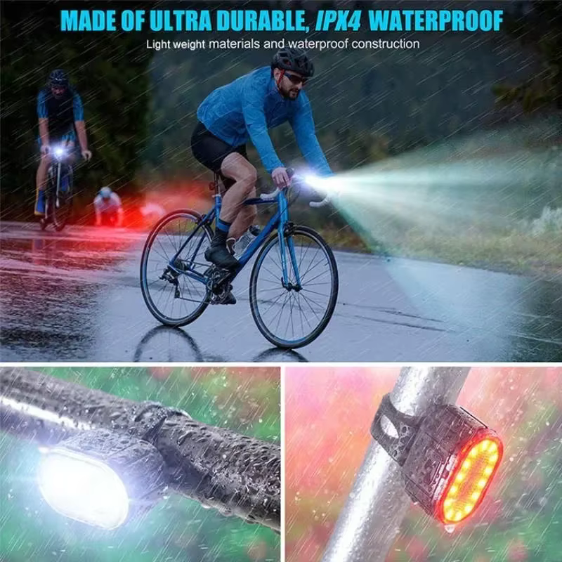 Feu avant et arrière de vélo LED