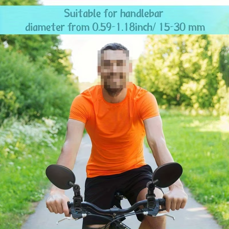 Rétroviseurs de vélo 1/2 pièces