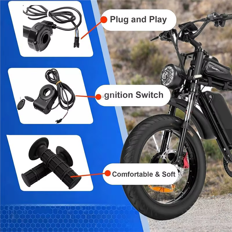 Kit de remplacement de câble de poignée d'accélérateur pour vélo électrique Q20
