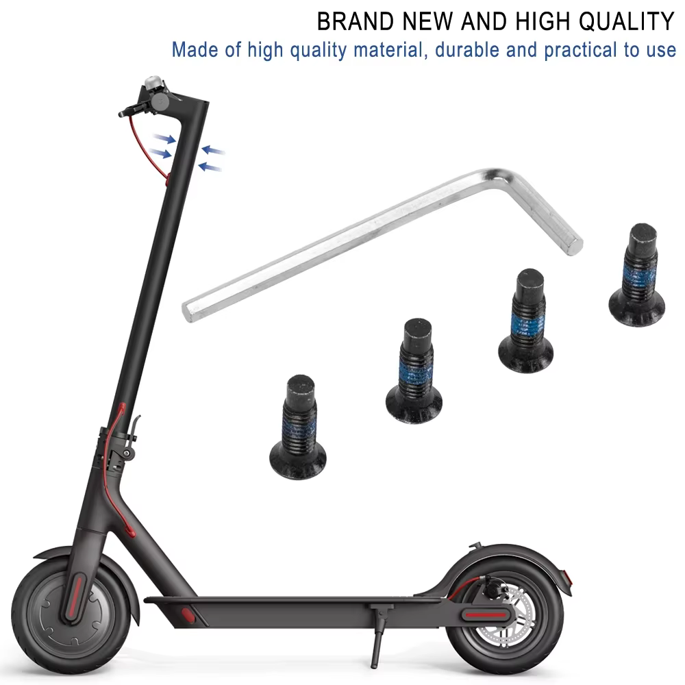 Vis de fixation de la tige de fourche au support de base pour trottinette électrique
