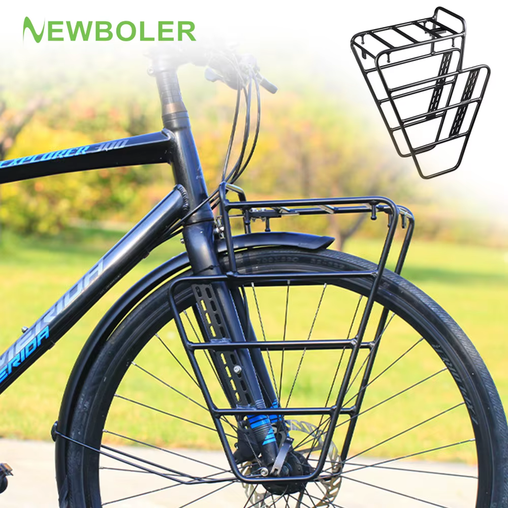 Support de porte-bagages avant en alliage d'aluminium pour vélo de gravier
