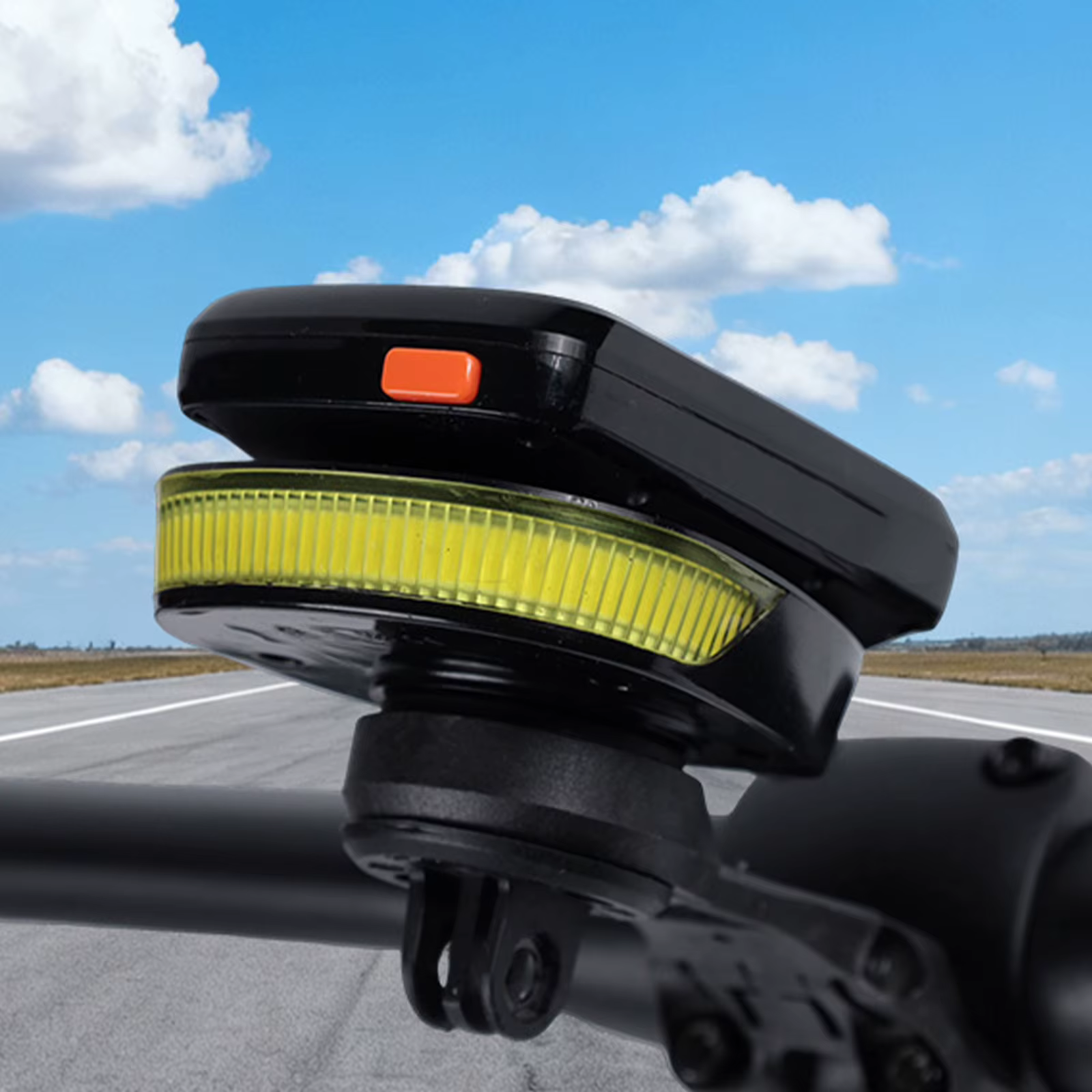 Phare de vélo avec support pour ordinateur