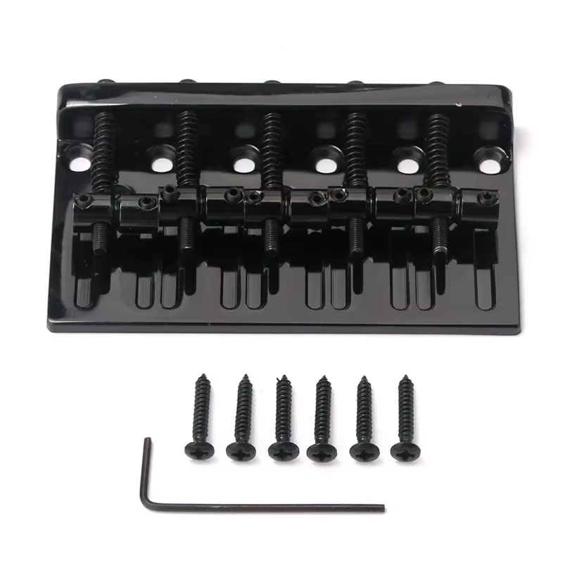 Un ensemble de 5 cordes noires pour basse électrique, accessoires de guitare, pièces d'instruments de musique