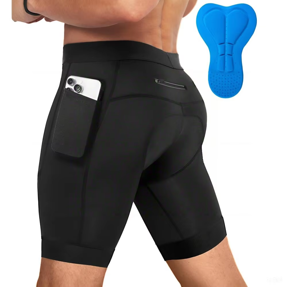 Short de cyclisme performant pour hommes avec coussinet 3D