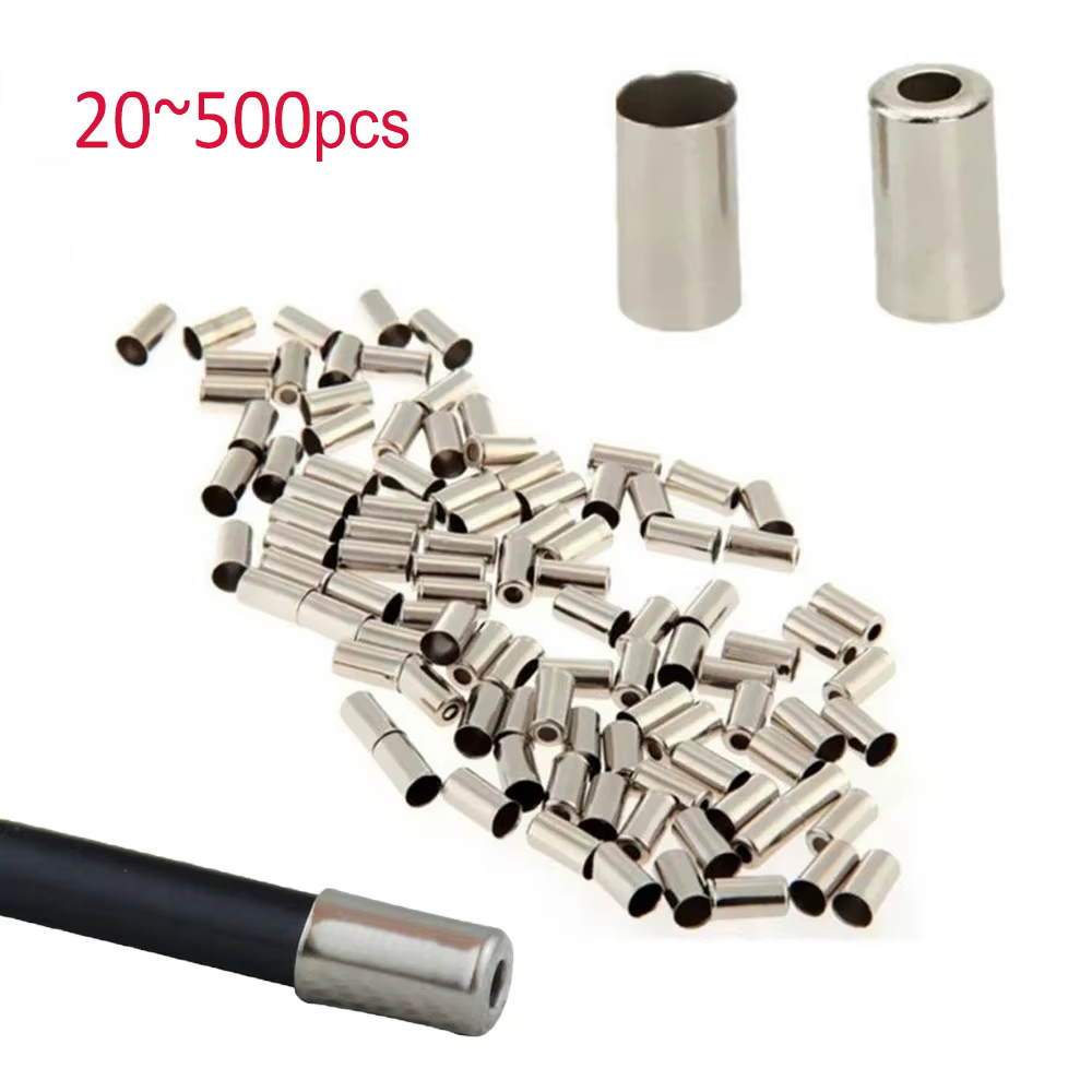 20-500 pièces câble de vélo 5mm embout de cordon boîtier couvercle de virole manette de vitesse ligne de frein bouchons