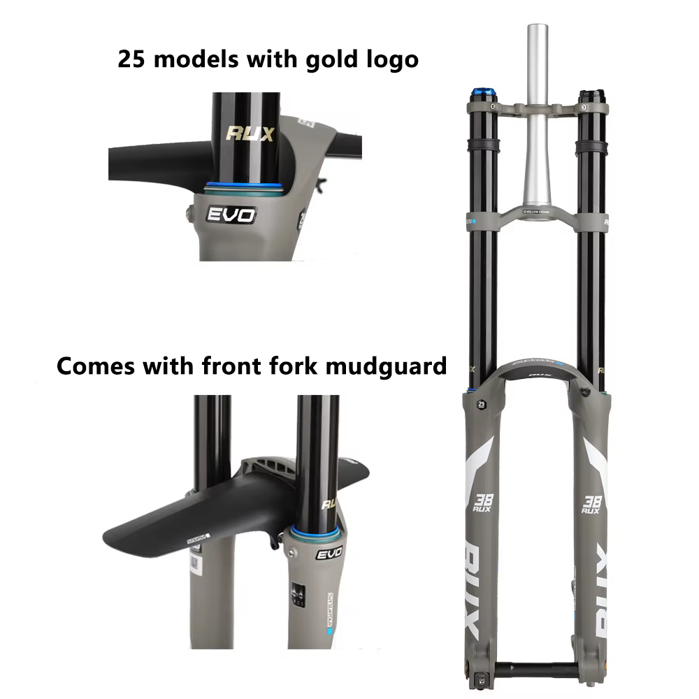 SUNTOUR RUX38 fourche avant de vélo de montagne 29 pouces 200mm voyage DH Double Suspension d'épaule