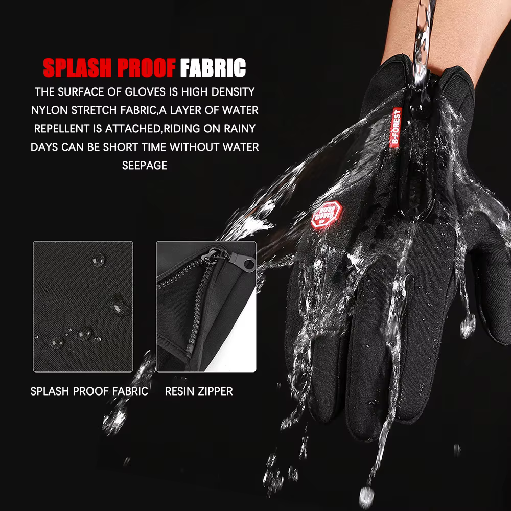 Gants de cyclisme d'hiver pour hommes et femmes