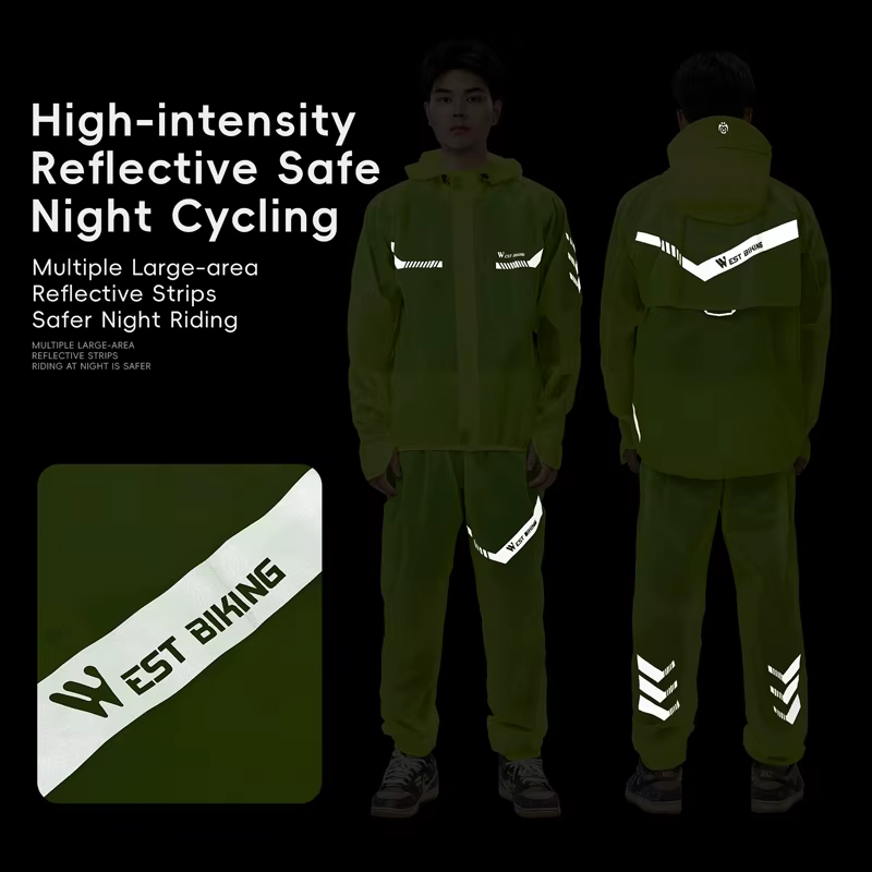 WEST BIKING-Imperméable de cyclisme pour homme