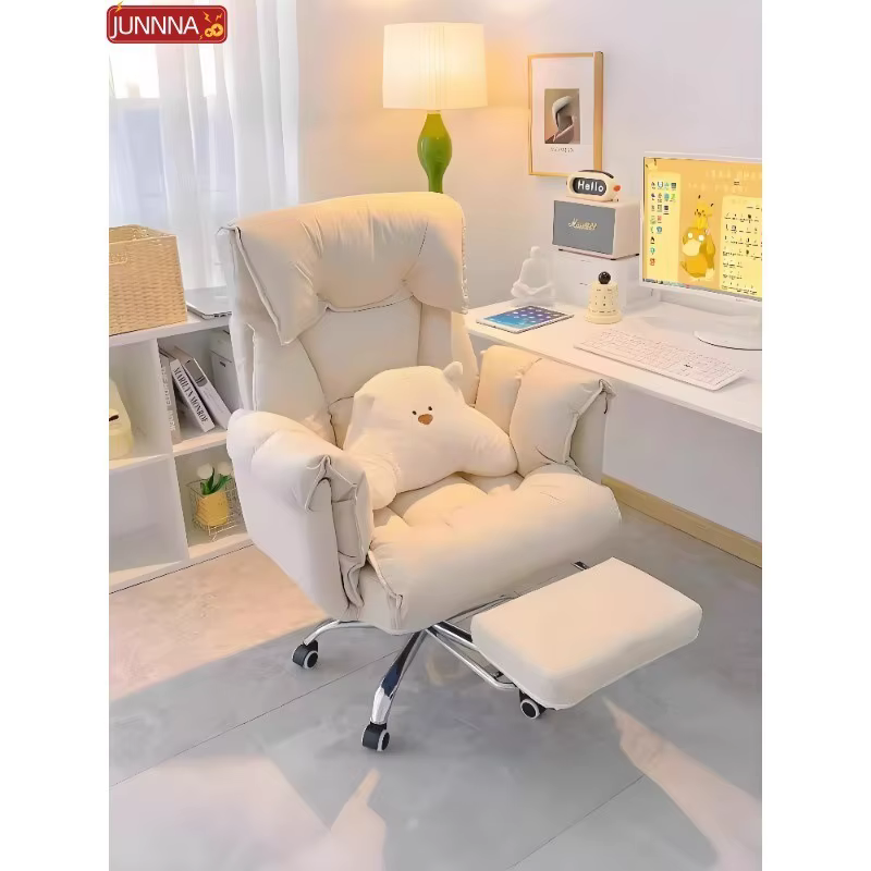 Chaise de bureau ergonomique confortable pour de longues heures, dossier en métal inclinable, chaise de jeu, chaise de bureau, chaise de gamer, Muebles