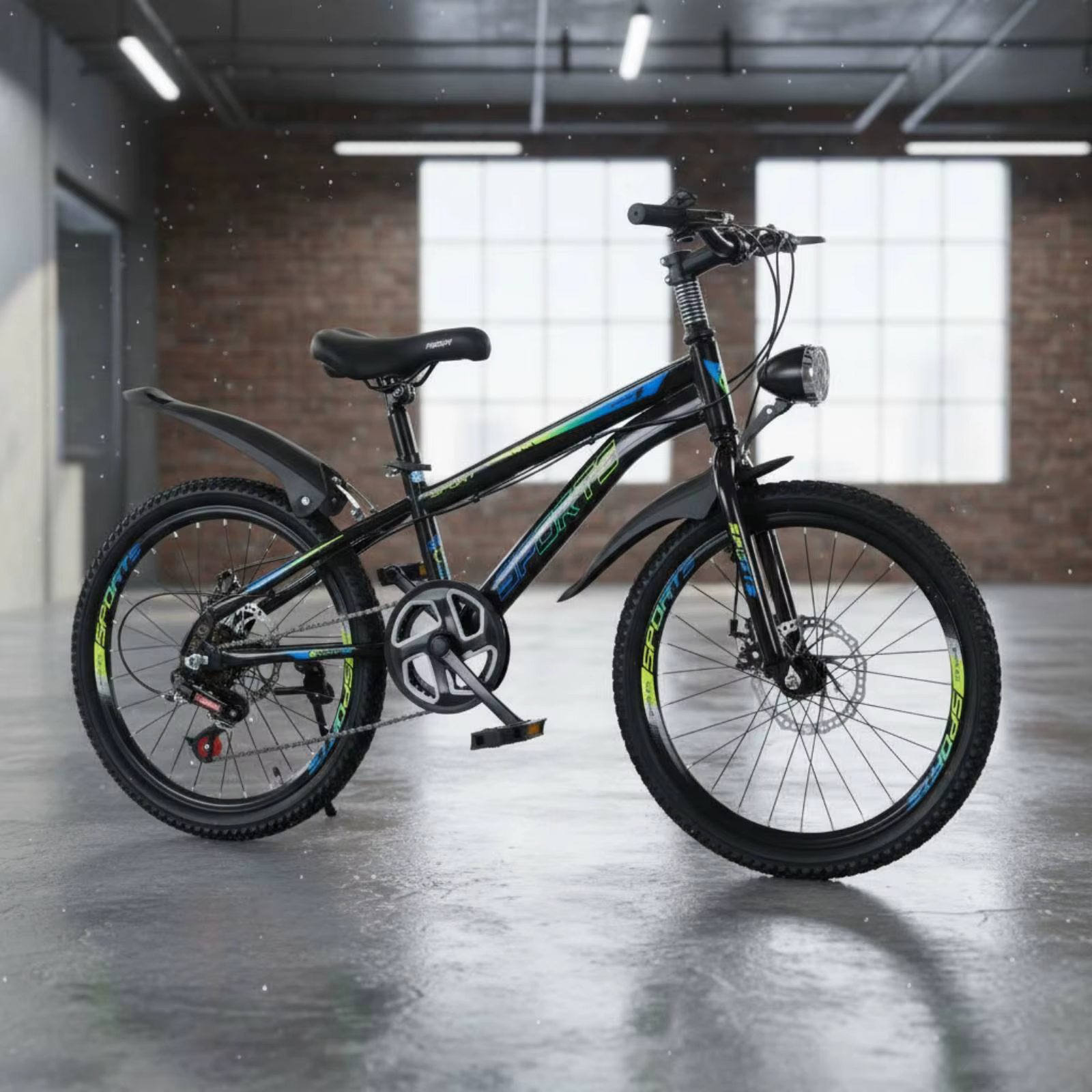 Vélo de montagne pour enfants de 20 pouces avec système de freinage double