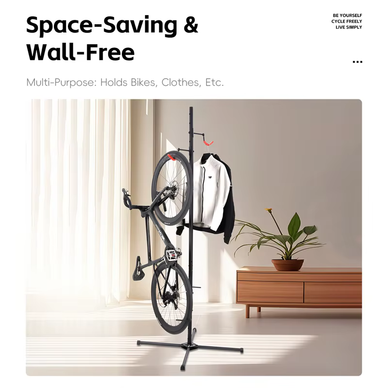 Support de stationnement vertical pour deux vélos WEST BIKING
