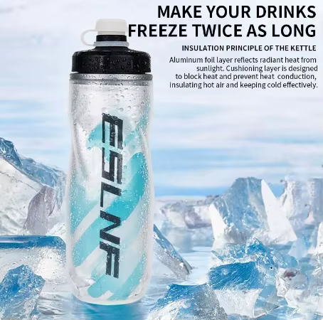 610ML cyclisme garder bouteille d'eau froide vtt vélo de route tasse Portable léger en plein air