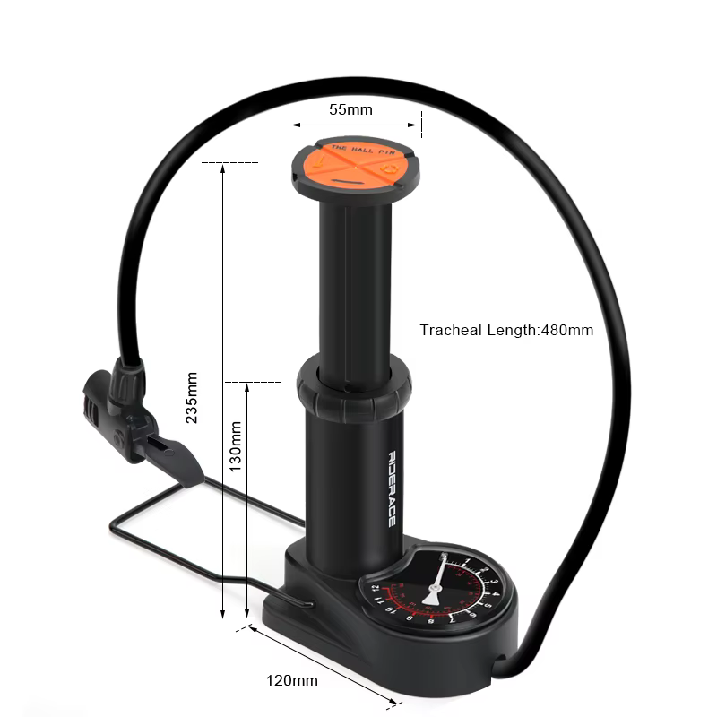 Pompe à vélo haute pression pour VTT et vélo de route