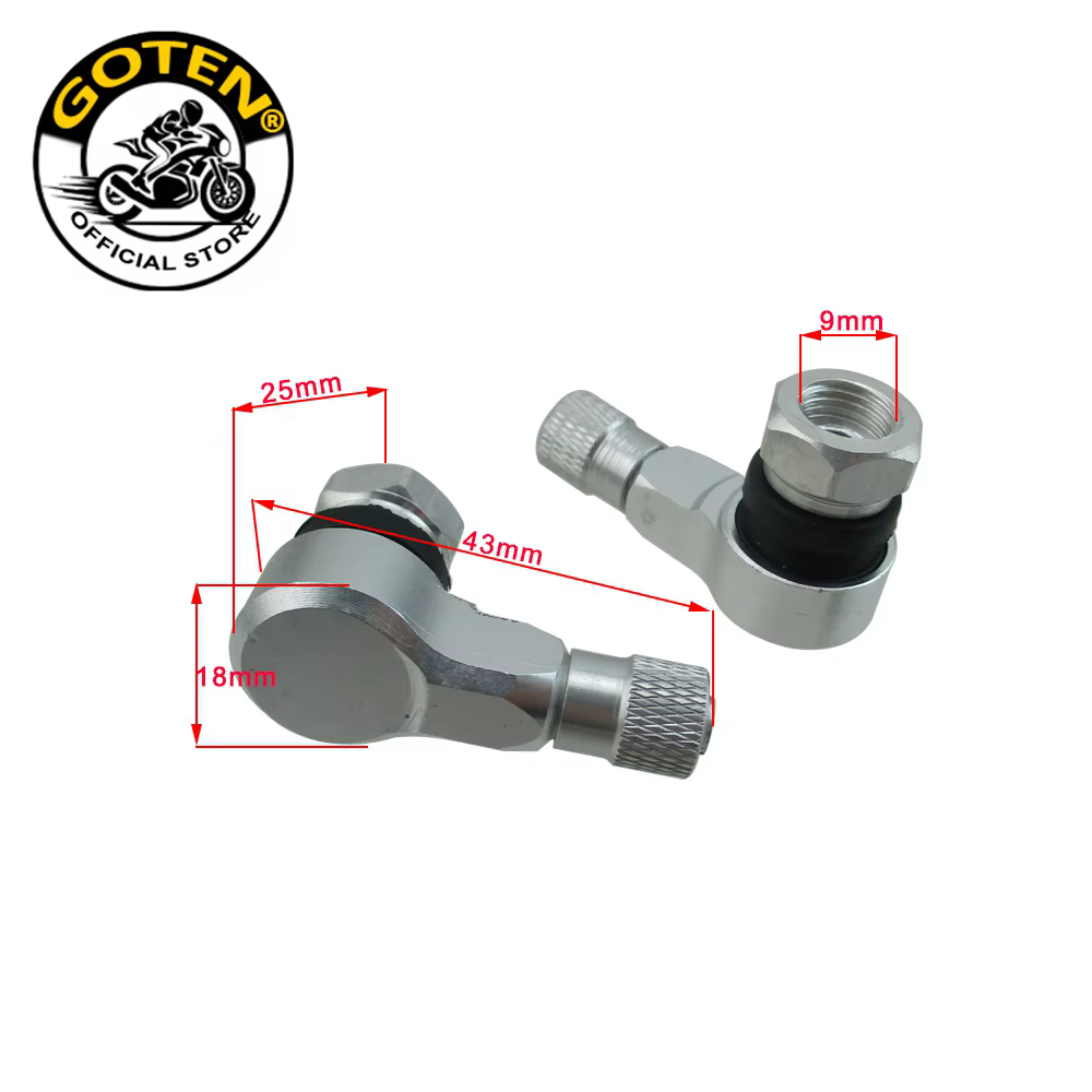 Goten-Valve sans chambre à air CNC en aluminium