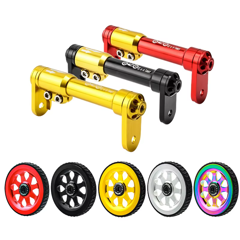 Roues d'assistant de vélo pliantes 85x12mm