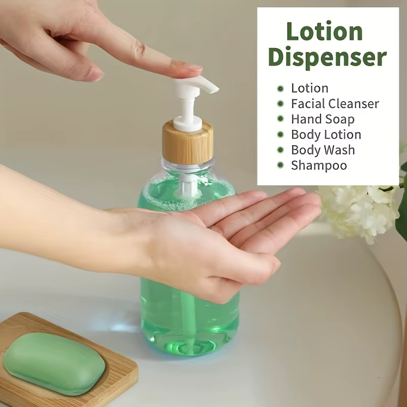 Ensembles d'accessoires de salle de bain Boho, ensemble complet d'accessoires de salle de bain, 4 pièces, distributeur de savon de bain transparent et porte-brosse à dents