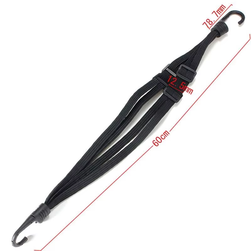 Sangle de corde élastique rétractable pour bagages de casque de moto et de vélo