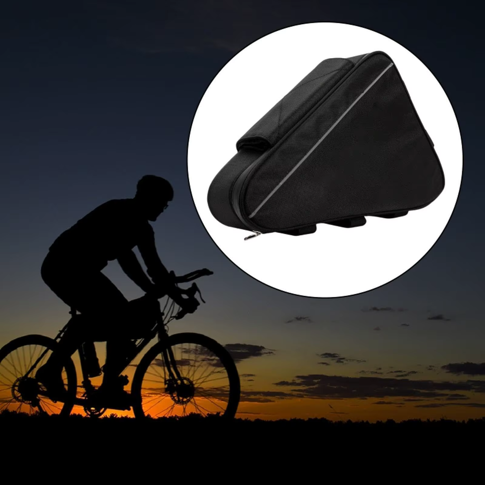 Sac de rangement pour cadre de vélo