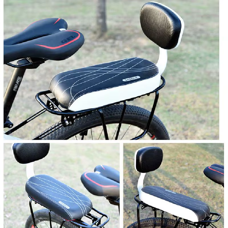 Selle de siège arrière de vélo souple