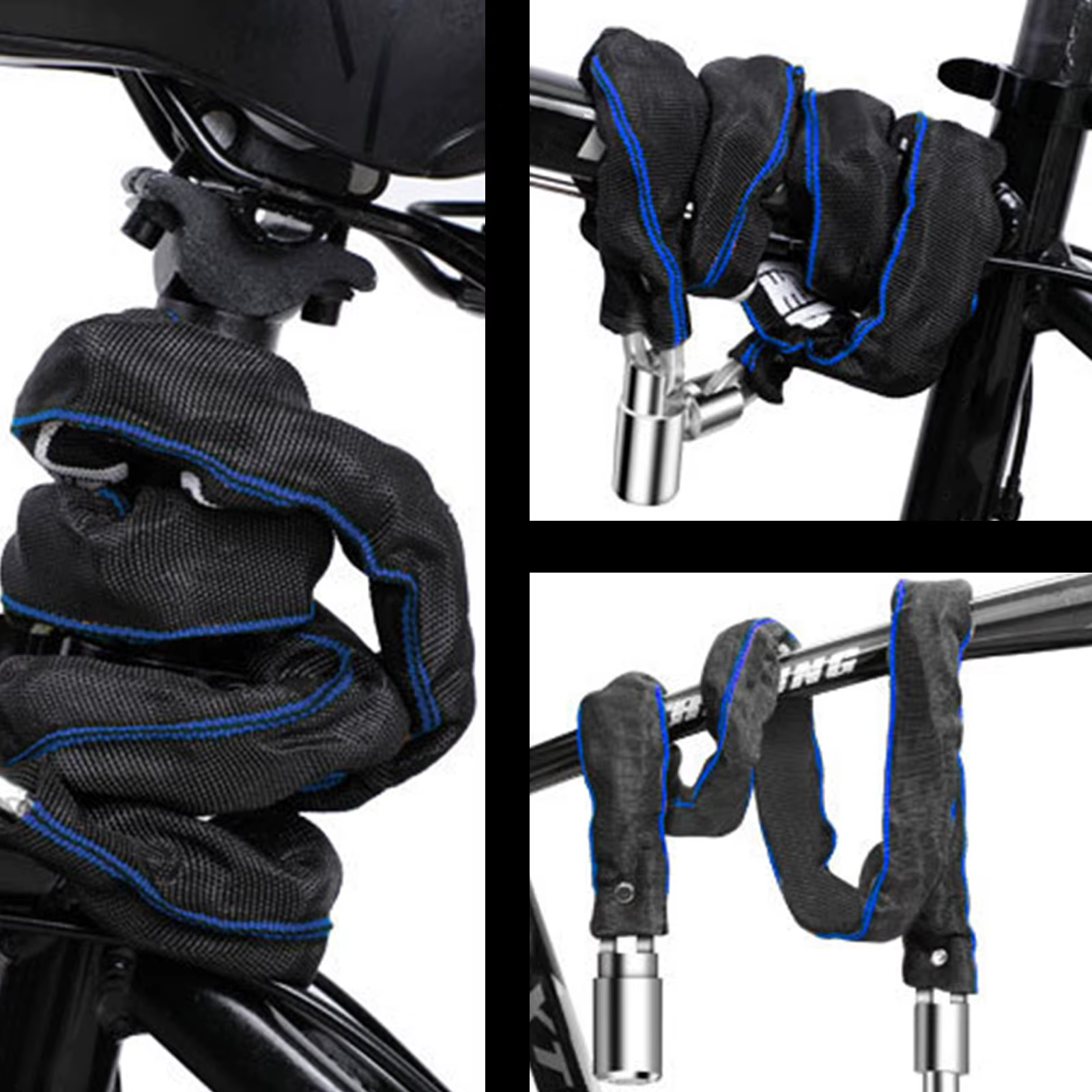 Chaîne de sécurité antivol pour vélo