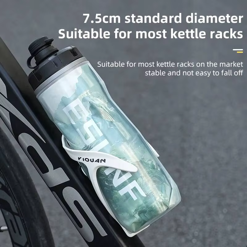 Bouteilles isothermes et protégées contre le froid ESLNF 610 ml PP5 pour vélo - Gourde de sport pour cyclisme - IceProtected