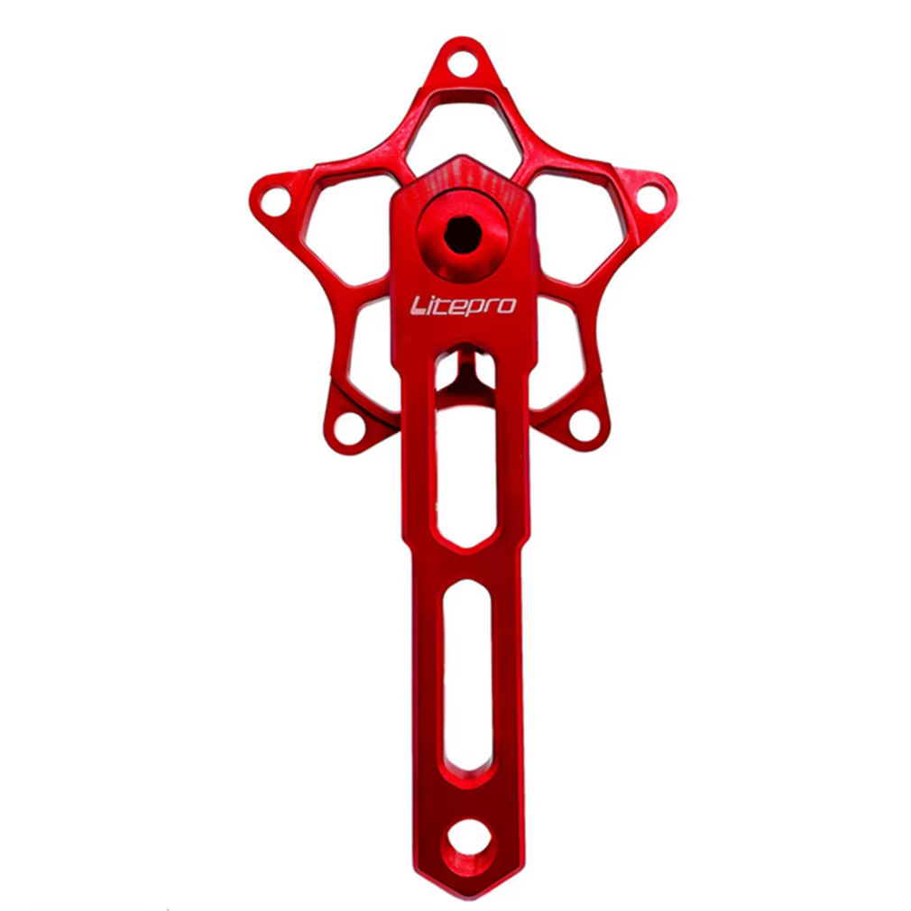 Litepro-Pédalier en alliage d'aluminium creux intégré pour vélo pliant