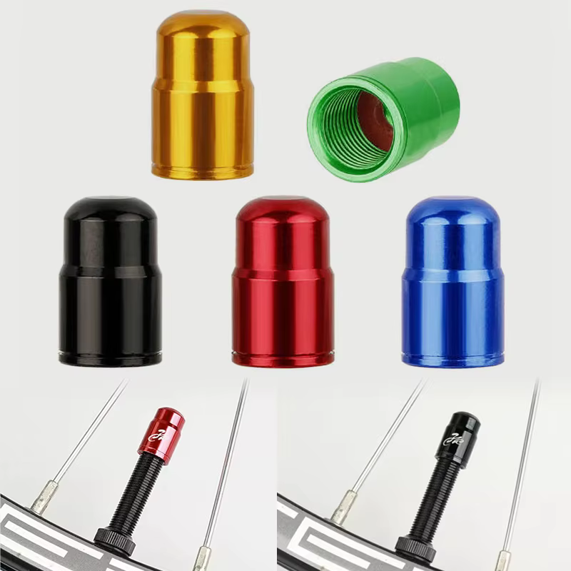 10 pièces de capuchons de valve de pneu de vélo en alliage d'aluminium