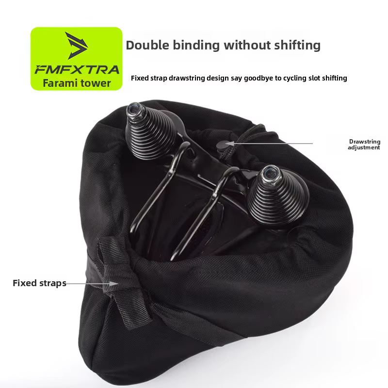 Housse de coussin de selle de vélo en mousse à mémoire de forme