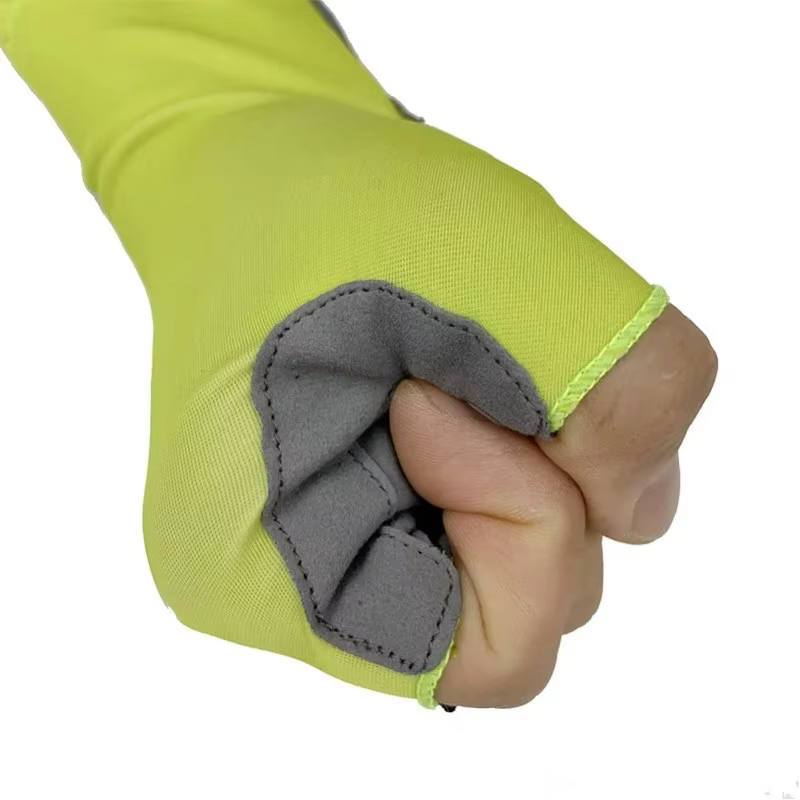 Briser le vent cyclisme demi doigt gants anti-dérapant vélo mitaines course