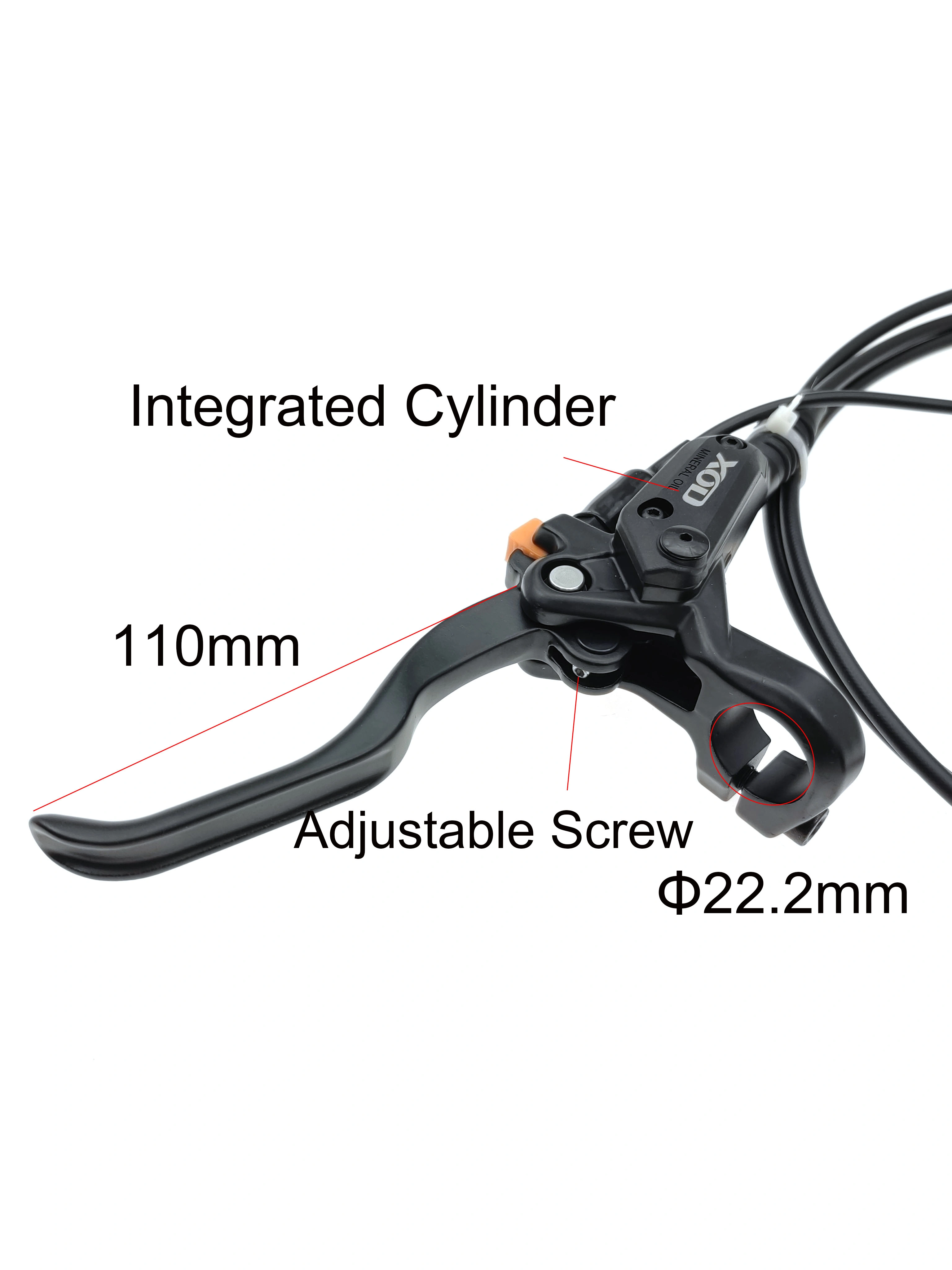XOD e-bike vélo pliant électrique vtt frein à disque hydraulique mise hors tension pour la conduite