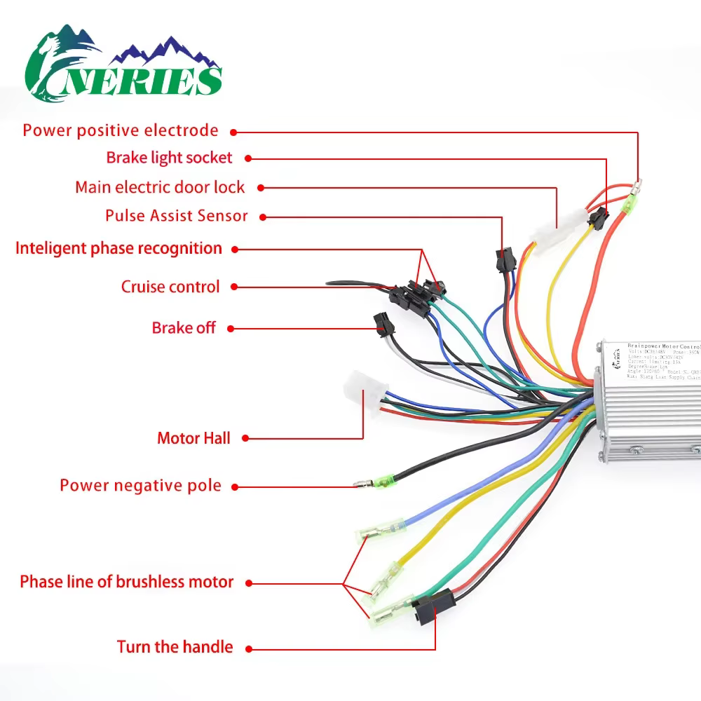 Contrôleur de moteur de puissance de cerveau de vélo électrique 250W/350W