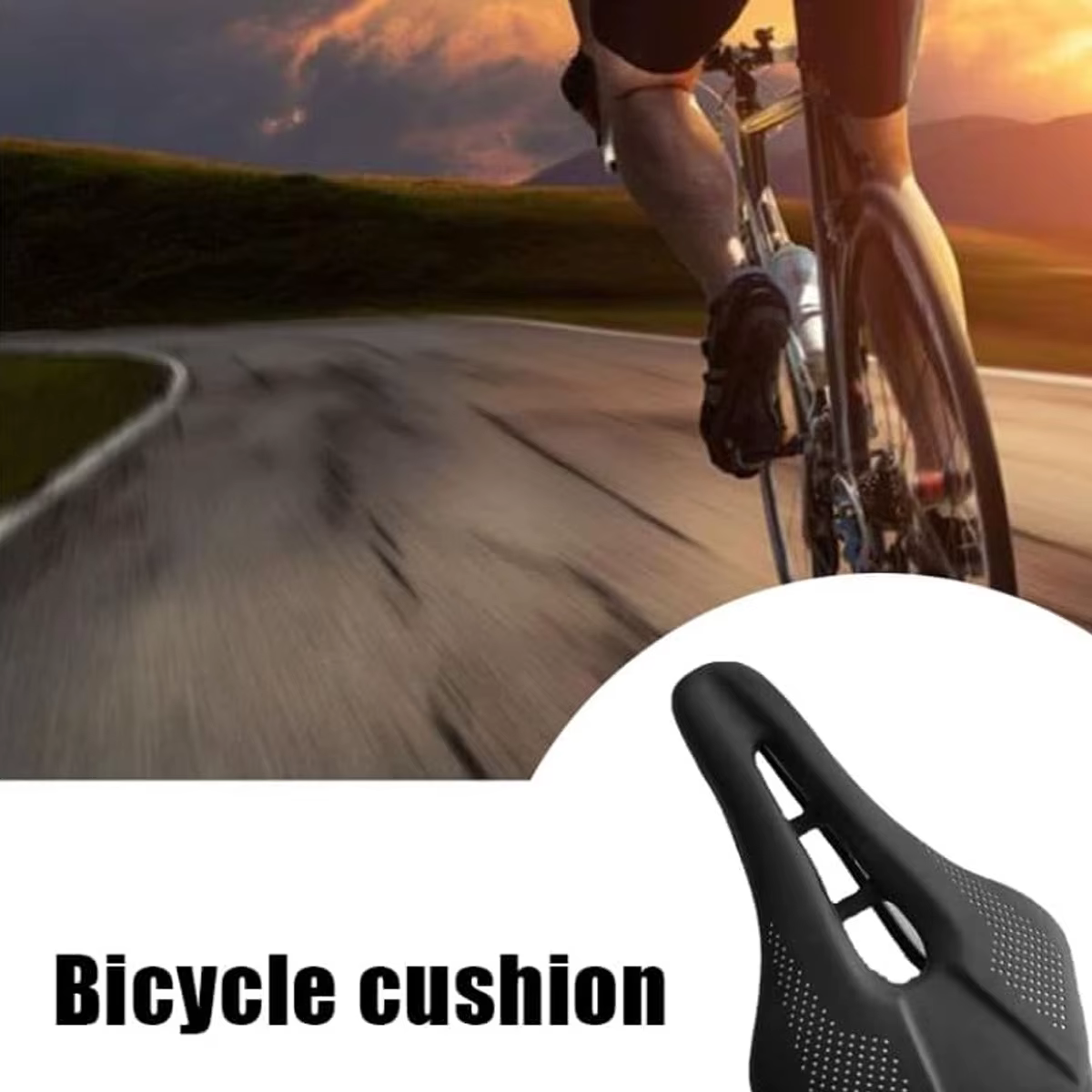 PINMOAP 1PC Selle de vélo creuse et respirante