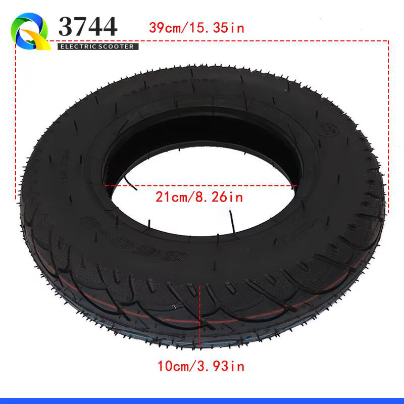 Pneu de route 3.50-8 avec chambre à air à valve courbée pour Z50 R J Mini Dirt Bike