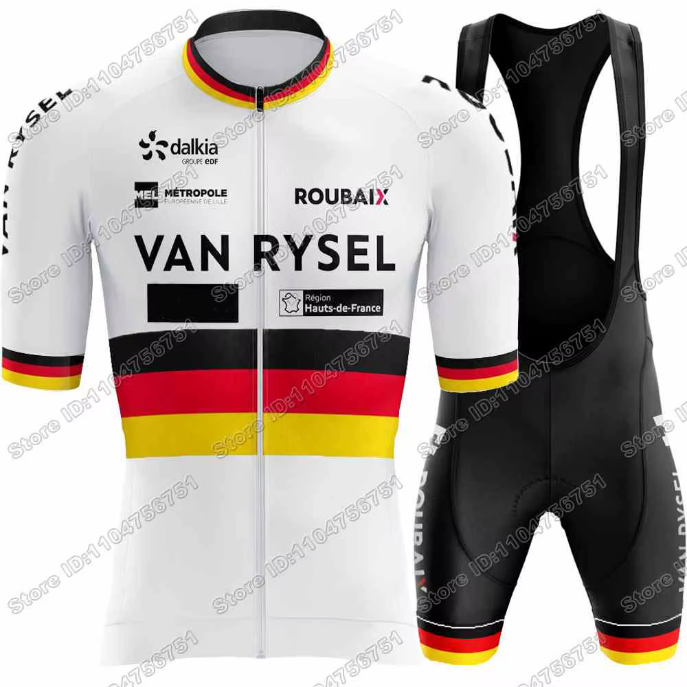 Maillot de Cyclisme Équipe Van-Rysel-Roubaix 2026 Allemagne