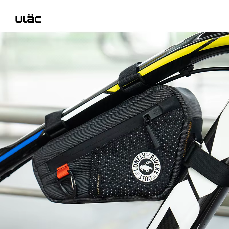 ULAC étanche avant cadre supérieur Tube sac vtt vélo de route grande capacité Triangle sac cyclisme sacoche pochette outils sac accessoires