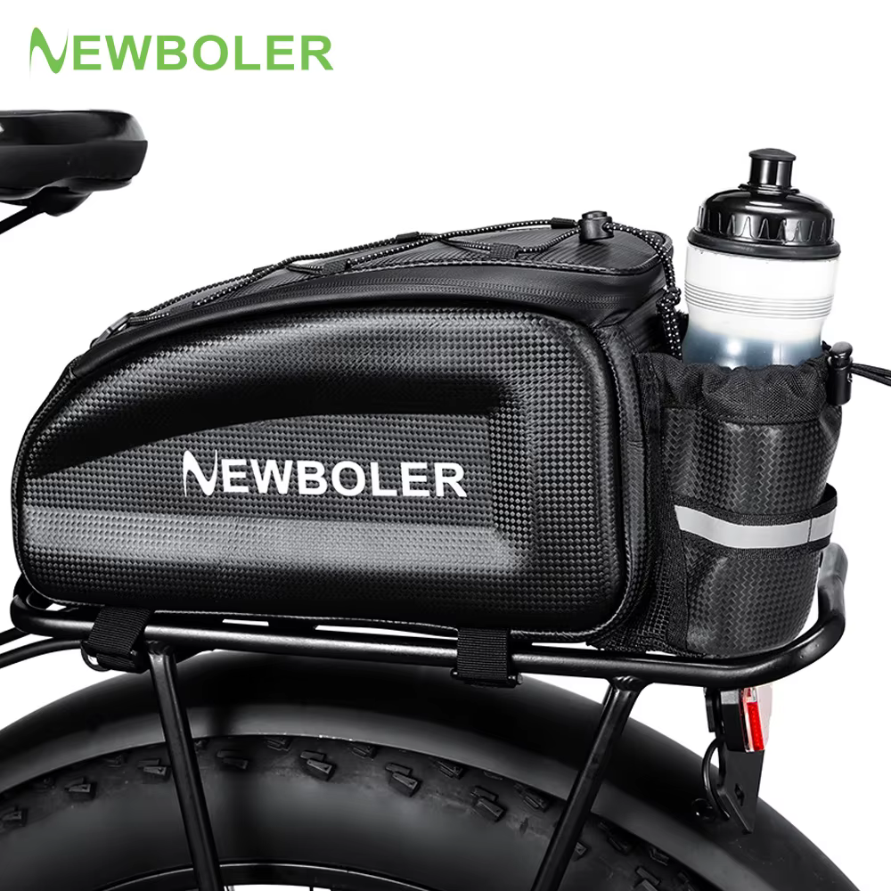 NEWBOLER sac de coffre de vélo à coque rigide sac à bandoulière