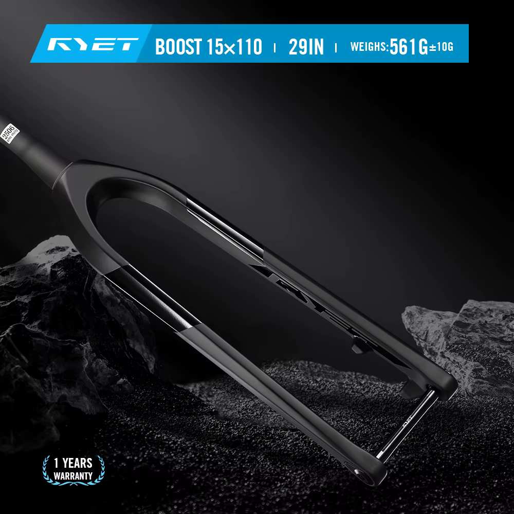 RYET – fourche rigide ultralégère en carbone pour vtt