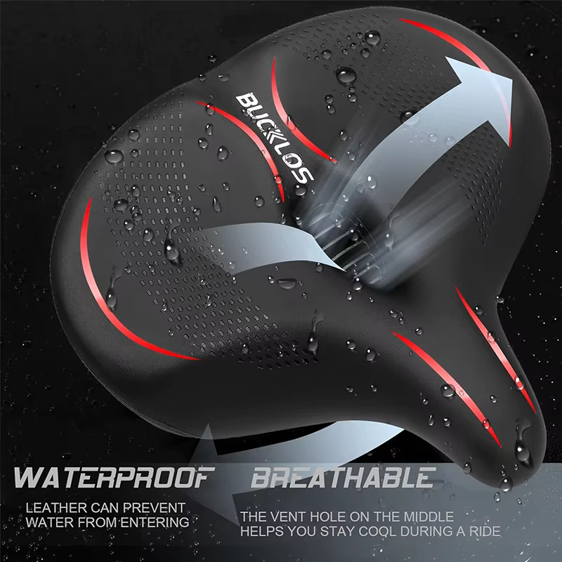 BUCKLOS siège de selle de vélo surdimensionné ergonomique confortable