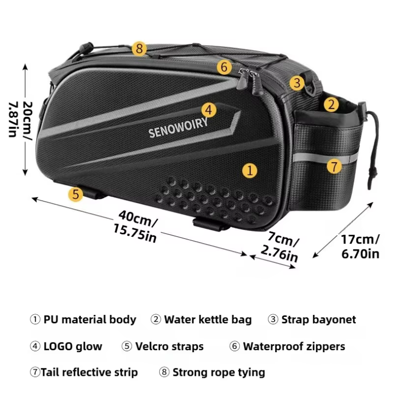 Sac de vélo Camel 10/14l
