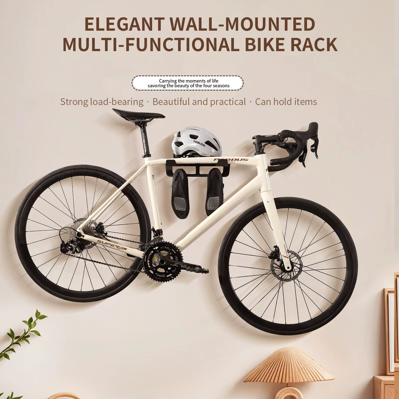 Support mural pour vélo TOSUOD